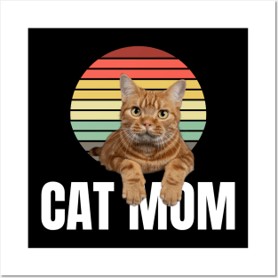 Cat Mom (Sunset Edition) Posters and Art